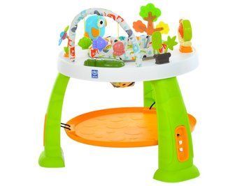 Развивающий центр-прыгун Bambi M 6243-5, музыкальный, световой, 3в1, зеленый bab-375147 фото