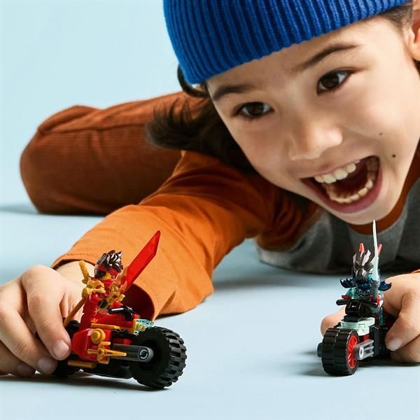 Конструктор LEGO NINJAGO Скоростная гонка Кая на мотоцикле 79 деталей afk-167860 фото