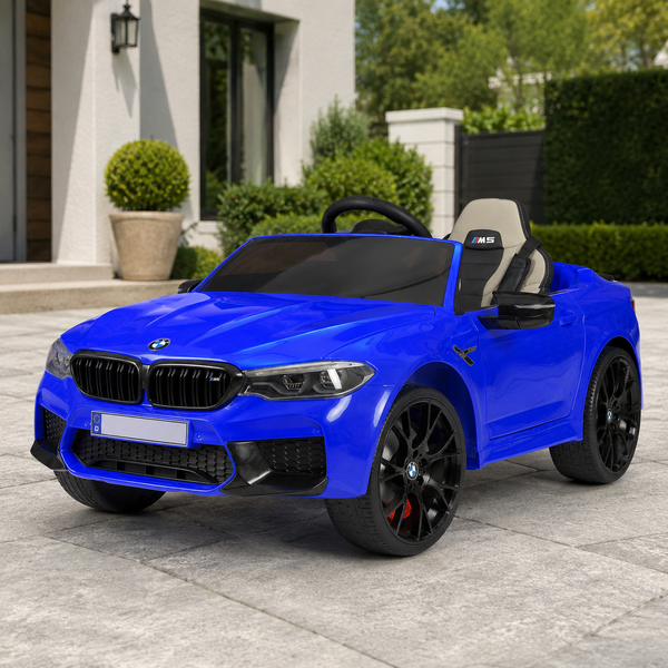 Детский электромобиль BMW M5 Bambi M 4791EBLR-4 синий, 2 мотора по 35W, EVA, кожа, MP3, USB, Bluetooth mp-268446 фото