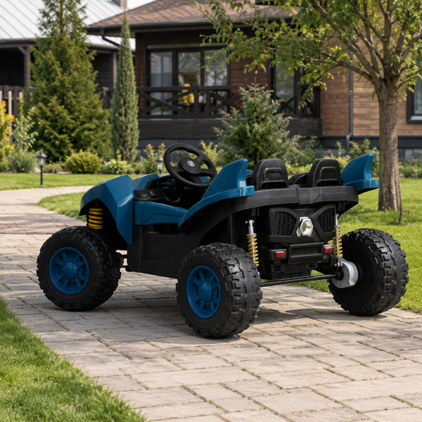 Багги M 6039EBR-4(24V) 1шт на радіокеруванні, 4*35W, 24V7AH, EVA, музика, світло, синій mp-308241 фото