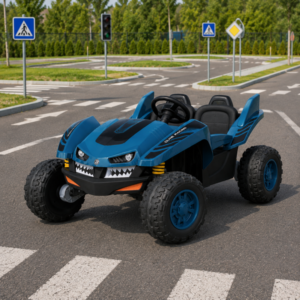 Багги M 6039EBR-4(24V) 1шт на радіокеруванні, 4*35W, 24V7AH, EVA, музика, світло, синій mp-308241 фото