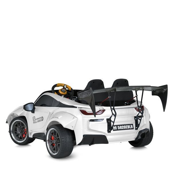 Детский электромобиль Bambi M 5820 EBLR-1 (24V) BMW, двухместный, белый mp-297608 фото