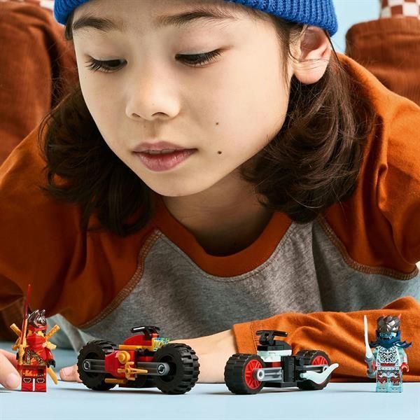 Конструктор LEGO NINJAGO Скоростная гонка Кая на мотоцикле 79 деталей afk-167860 фото