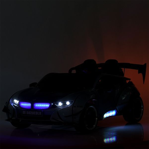 Детский электромобиль Bambi M 5820 EBLR-1 (24V) BMW, двухместный, белый mp-297608 фото