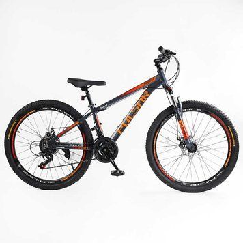 Велосипед спортивный Corso &laquo;PULSAR&raquo; 26" дюймів PL-26318 рама алюмінієва 13&rsquo;&rsquo;, обладнання Shimano 21 швидкість, зібран на 75 igr-164805 фото