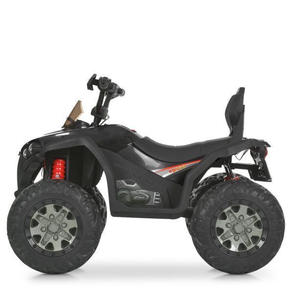 Квадроцикл M 6294EL-2 2мотори45W, 1акум12V9AH, EVA, MP3, USB, TF, BLUETOOTH, шкіра, музика, світло, чорний mp-331664 фото