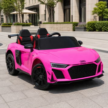 Двомісний дитячий електромобіль Audi R8 GT M 6310EBLR-8 рожевий, 2 мотори по 45W, EVA, екошкіра, MP3, Bluetooth mp-338899 фото