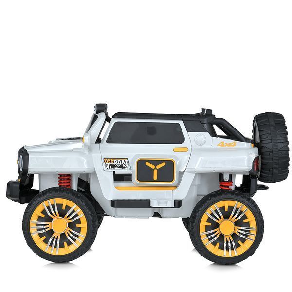 Дитячий електромобіль Джип Bambi M 5821 EBLR-1 (24V) Jeep, білий mp-297590 фото