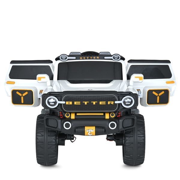 Дитячий електромобіль Джип Bambi M 5821 EBLR-1 (24V) Jeep, білий mp-297590 фото