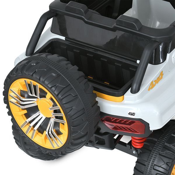 Дитячий електромобіль Джип Bambi M 5821 EBLR-1 (24V) Jeep, білий mp-297590 фото