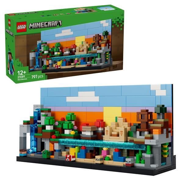 Конструктор LEGO Minecraft Мінібіоми 797 Деталі 21589 afk-186513 фото