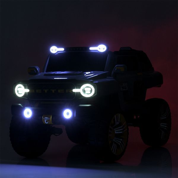 Дитячий електромобіль Джип Bambi M 5821 EBLR-1 (24V) Jeep, білий mp-297590 фото