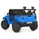 Детский электромобиль Джип Jeep Wrangler M 6287EBLR-4 двухместный синий, 4 мотора по 45W, EVA, кожа, Bluetooth mp-332245 фото 3