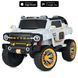 Дитячий електромобіль Джип Bambi M 5821 EBLR-1 (24V) Jeep, білий mp-297590 фото 1