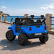 Детский электромобиль Джип Jeep Wrangler M 6287EBLR-4 двухместный синий, 4 мотора по 45W, EVA, кожа, Bluetooth mp-332245 фото 12