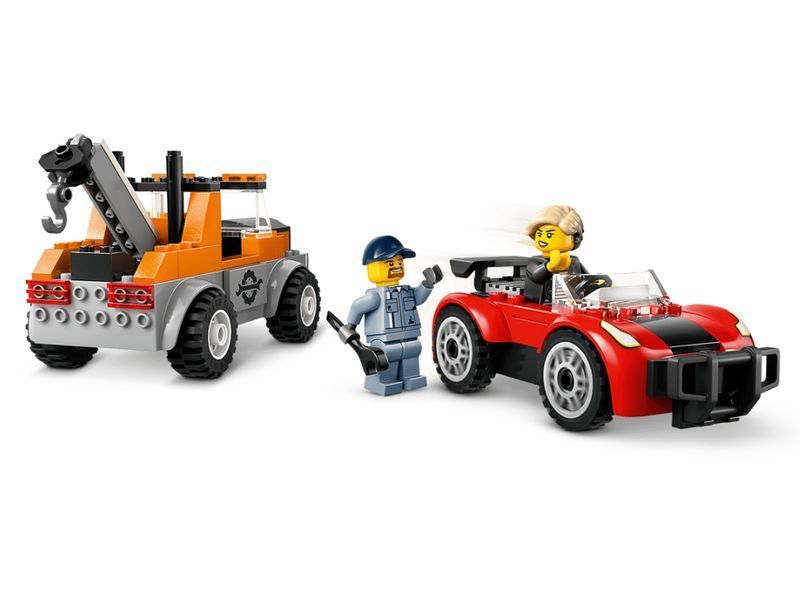Конструктор LEGO City Евакуатор і ремонт спортивних авто, 101 деталей 60435 bab-395868 фото