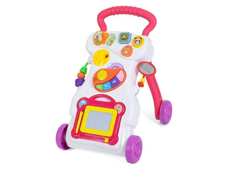 Каталка-ходунки, 668-68-69, игровая панель, музыка и свет, 2 вида bab-386676 фото