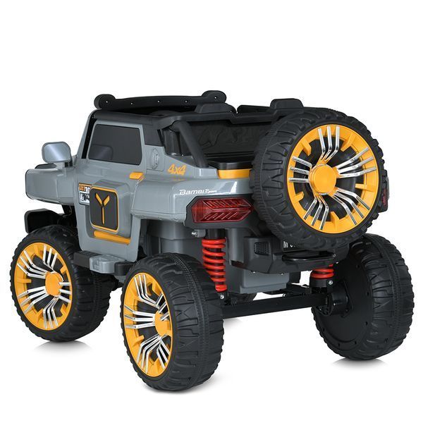 Дитячий електромобіль Джип Bambi M 5821 EBLR-11 (24V) Jeep, сірий mp-297591 фото