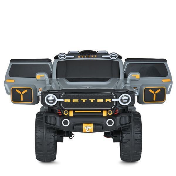 Дитячий електромобіль Джип Bambi M 5821 EBLR-11 (24V) Jeep, сірий mp-297591 фото