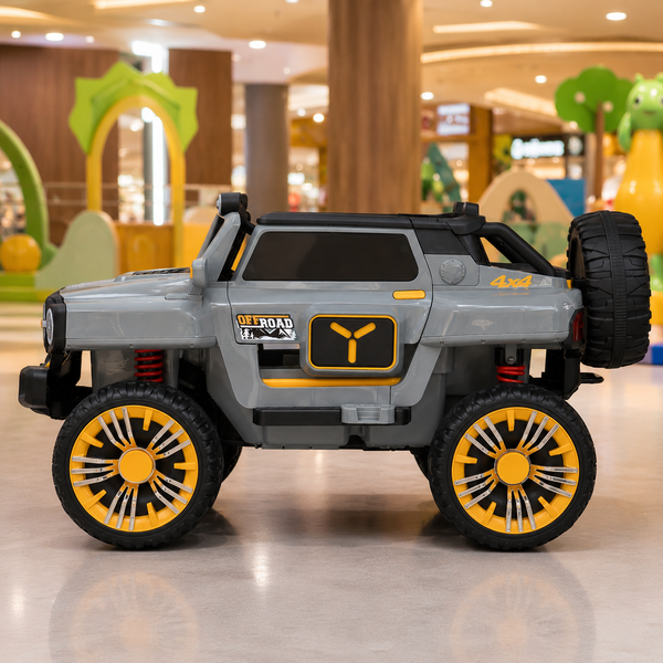 Дитячий електромобіль Джип Bambi M 5821 EBLR-11 (24V) Jeep, сірий mp-297591 фото