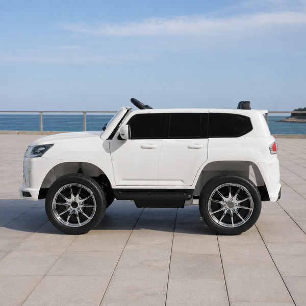 Детский электромобиль Джип Lexus LX 570 M 6140EBLR-1 белый, 2 мотора по 35W, EVA, экокожа, MP3, Bluetooth mp-310388 фото