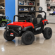 Детский электромобиль Джип Багги UTV Speedy Adventure M 6206EBLR-3 двухместный, 4 мотора по 45W, EVA, кожа, Bluetooth, MP3, USB, красный mp-315896 фото 3