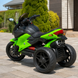 Детский мотоцикл BMW K1300S Bambi M 4274EL-5, зеленый, 2 мотора по 35W, EVA, кожа, MP3, USB, TF mp-338693 фото 3