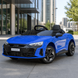 Дитячий електромобіль Audi RS e-tron GT M 4938EBLR-4 синій, 2 мотори по 30W, EVA, шкіряне сидіння, MP3, USB, TF, Bluetooth mp-338915 фото 3