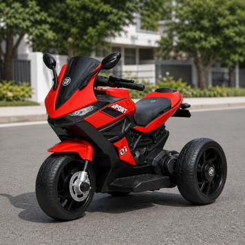 Детский мотоцикл Ducati Bambi Racer M 4454ELR-3 красный, с пультом управления, 2 мотора по 35W, EVA, кожа, MP3/USB/TF mp-338695 фото