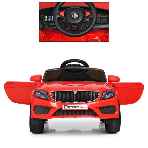 Дитячий електромобіль Bambi M 3987 EBLR-3 BMW M5, червоний mp-249763 фото