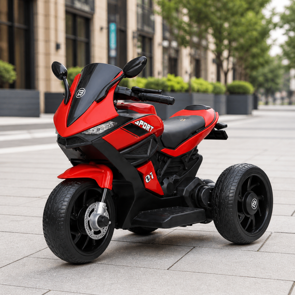 Дитячий мотоцикл Ducati Bambi Racer M 4454ELR-3 червоний, з пультом керування, 2 мотори по 35W, EVA, шкіра, MP3/USB/TF mp-338695 фото