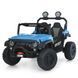 Детский электромобиль Джип Багги UTV Speedy Adventure M 6206EBLR-4 двухместный, 4 мотора по 45W, EVA, кожа, Bluetooth, MP3, USB, синий mp-315897 фото 1
