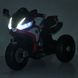 Дитячий мотоцикл Kawasaki Ninja M 6267EL-3 червоний, 2 мотори по 35W, EVA, шкіра, Bluetooth mp-332256 фото 8