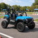 Детский электромобиль Джип Багги UTV Speedy Adventure M 6206EBLR-4 двухместный, 4 мотора по 45W, EVA, кожа, Bluetooth, MP3, USB, синий mp-315897 фото 6