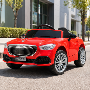 Детский электромобиль Mercedes Bambi M 4864 EBLR-3 красный, 2 мотора по 35W, MP3, USB, Bluetooth, EVA, кожа mp-275651 фото