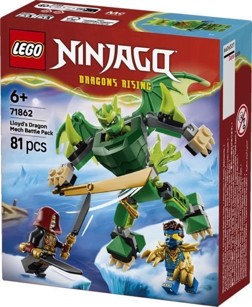 Конструктор LEGO&reg; NINJAGO&reg; Боевой набор робота Дракона Ллойда, 81 деталь afk-186957 фото