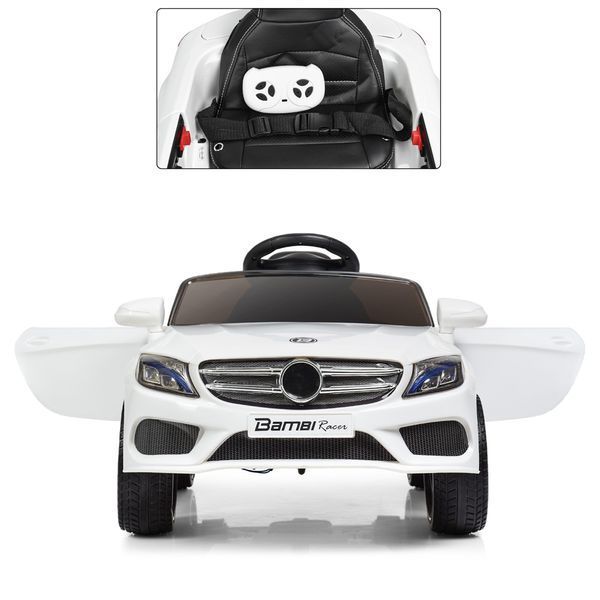 Детский электромобиль Bambi M 3981 EBLR-1 Mercedes S63 AMG, белый mp-249671 фото