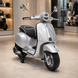 Дитячий мотоцикл Vespa Primavera M 6288EL-11-2, 1 мотор 45W, EVA, шкіра, MP3, Bluetooth, сіро-чорний mp-332286 фото 1