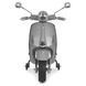 Дитячий мотоцикл Vespa Primavera M 6288EL-11-2, 1 мотор 45W, EVA, шкіра, MP3, Bluetooth, сіро-чорний mp-332286 фото 2