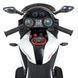 Дитячий мотоцикл Yamaha YZF-R1 Bambi M 4840 AL-1 білий, 2 мотори по 25W, гумові колеса, шкіра, MP3 mp-270455 фото 7