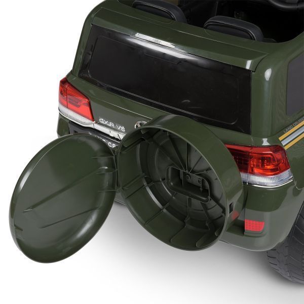 Джип JJ2022EBLR-10(24V) (1шт) р/к2,4G, акум1*24V5AH, 2*25W/2*45W, муз, EVA, USB, MP3, TF, шкіра, хакі mp-335076 фото
