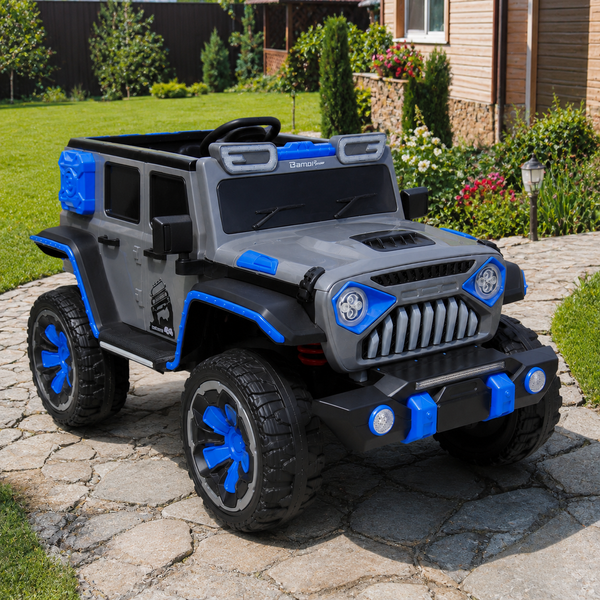 Детский электромобиль Джип Bambi Джип M 5845 EBLRS-4 Jeep, синий mp-297658 фото