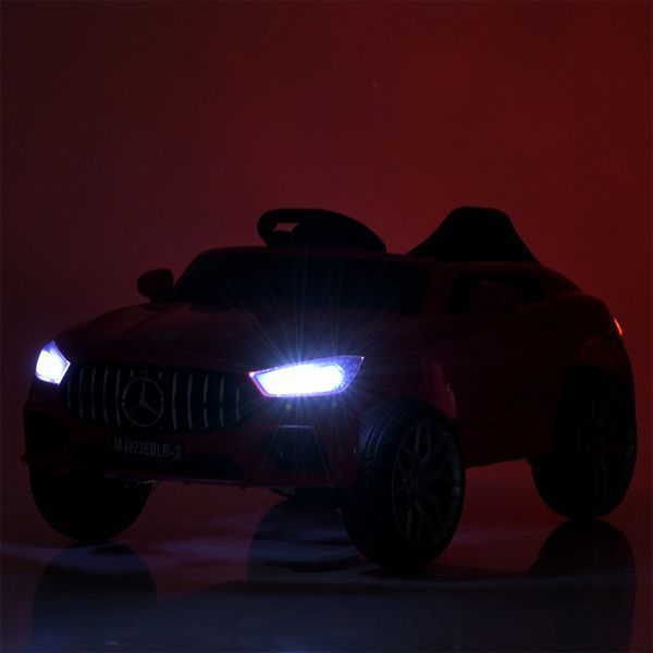 Дитячий електромобіль Mercedes Bambi M 4823EBLR-3 червоний, 4 мотори по 25W, EVA, шкіра, MP3, USB, Bluetooth mp-275666 фото