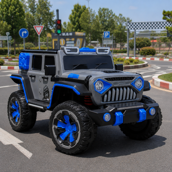 Детский электромобиль Джип Bambi Джип M 5845 EBLRS-4 Jeep, синий mp-297658 фото