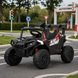 Детский электромобиль Джип Багги M 6347EBLRS-2, 4 мотора по 35W, MP3, Bluetooth, EVA, кожа, черный mp-349044 фото 3