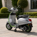 Дитячий мотоцикл Vespa Primavera M 6288EL-11-5, 1 мотор 45W, EVA, шкіра, MP3, Bluetooth, сіро-салатовий mp-332288 фото 6