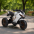 Детский мотоцикл Kawasaki Ninja Bambi M 5050 EL-1 белый, 2 мотора по 25W, EVA, кожа, MP3, USB, свет и музыка mp-285653 фото