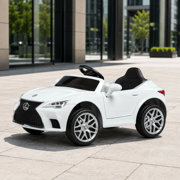 Дитячий електромобіль Lexus M 4824 EBLR-1 білий, 4 мотори по 25W, EVA, шкіра, MP3, USB mp-275667 фото