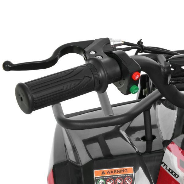 Квадроцикл HB-ATV1000AS-2-3 мотор 1000W,3акум 12A/12V,швидкість25км/год,допуст.нав. 45кг,чорно-червоний mp-338123 фото