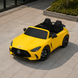 Дитячий електромобіль Mercedes-AMG GT R Roadster M 6313EBLR-6, двомісний, 4 мотори по 200W, EVA, екошкіра, Bluetooth, жовтий mp-339070 фото 2